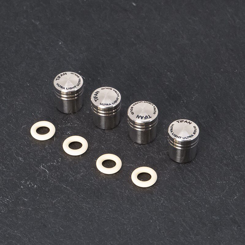 TIFAN钛合金防水气门嘴帽轮胎汽帽个性气芯盖汽车防锈防漏汽嘴帽