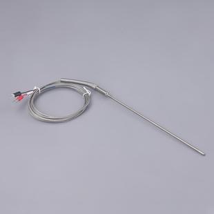 热电偶探针式 K型N型高精度耐高温1300℃铠装 可弯曲窑炉实验室专用