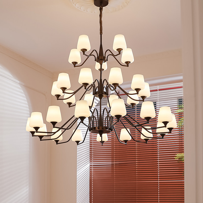 宝兮 别墅吊灯美式复古高端loft镂空客厅主灯高端大气楼梯灯具,家装灯饰光源,LOFT/复式住宅/楼梯吊灯,淘宝优惠券,粉丝福利购,淘宝优惠卷