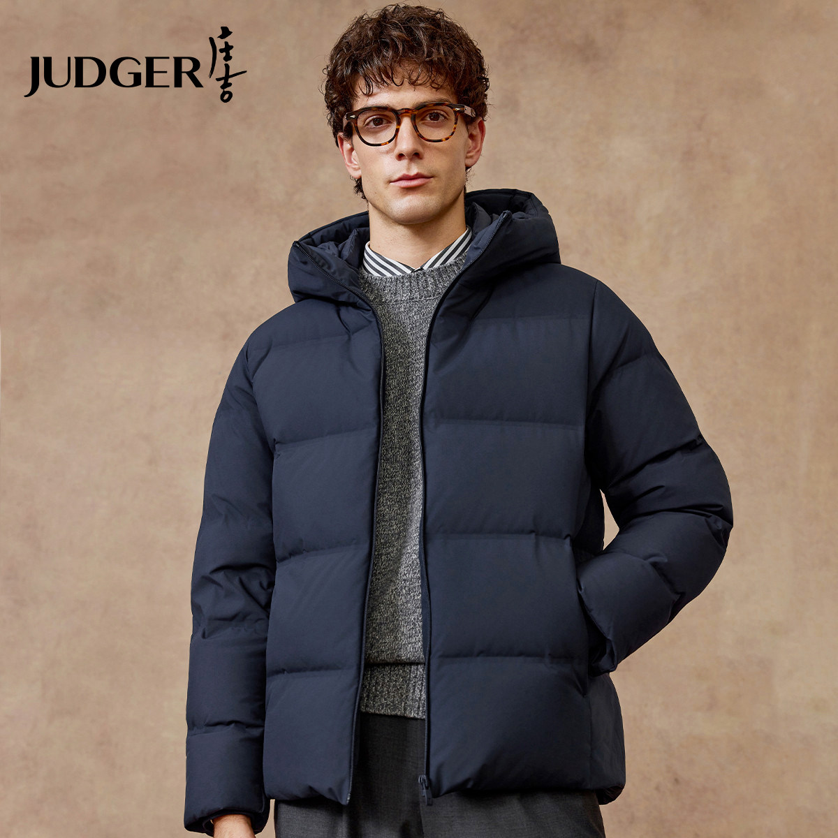 【高蓬松90绒 高充绒面包服】庄吉秋冬商务休闲连帽保暖厚羽绒服,男装,羽绒服,淘宝优惠券,粉丝福利购,淘宝优惠卷