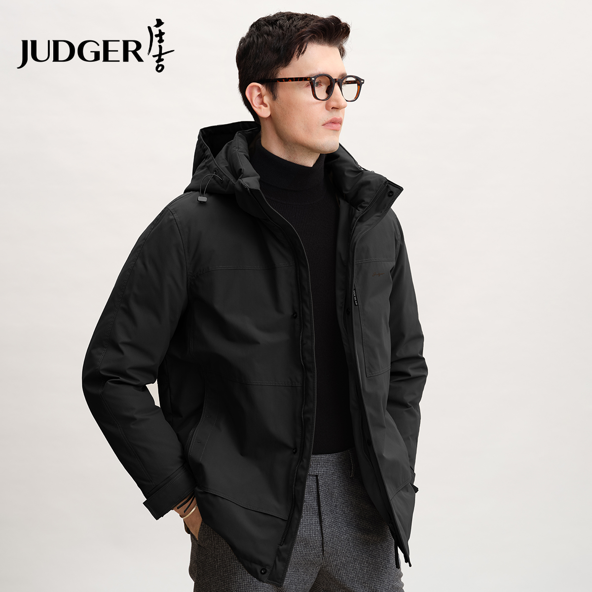 【耐磨防风】庄吉男士羽绒服2025冬季新款90%鸭绒保暖加厚外套