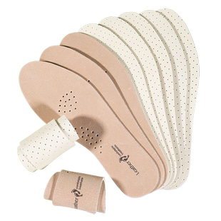 迈高乐春夏专用 乳胶鞋垫 二层猪皮透气吸汗防臭真皮板鞋帆布鞋垫