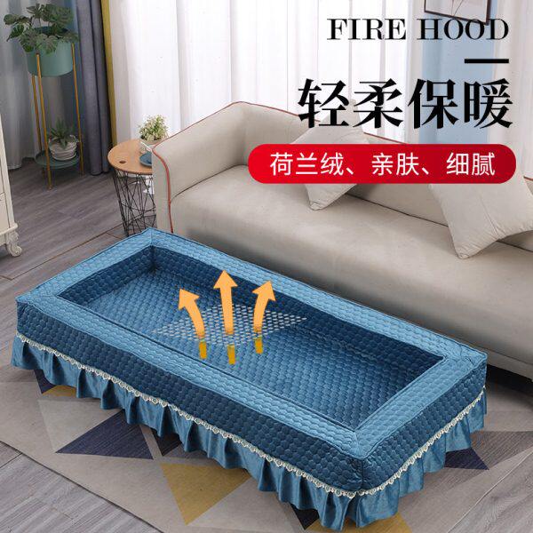 火箱套罩加厚电火桶套罩防滑家用火箱加绒防尘罩实木取暖器套罩冬
