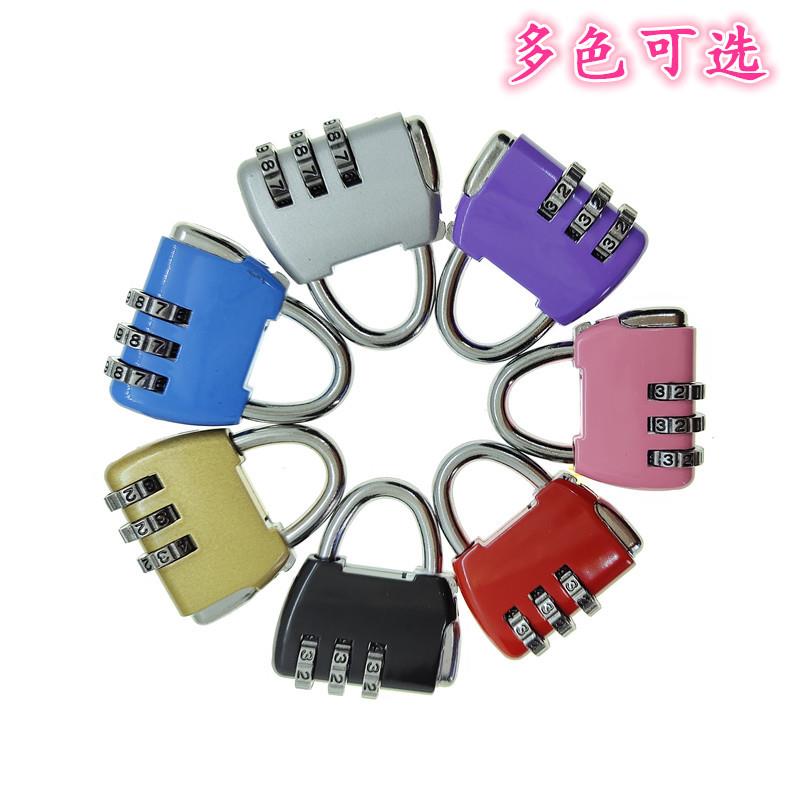 礼品行李箱密码锁小挂锁健身房学生宿舍迷你柜子锁防盗小锁头