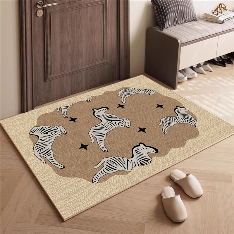 亚麻防猫抓专用宠物地垫防嘶咬不掉屑猫窝狗笼餐垫家用入户门地垫