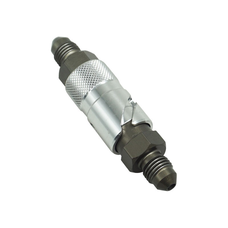 摩托车越野车竞赛改装配件CNC铝合金AN3快速卡钳断油器快拆连接器