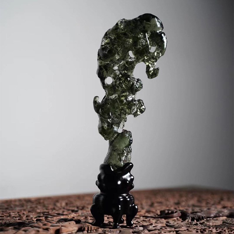 文人空间抽象创意太湖石摆件书房书柜茶几电视柜酒店软装摆设