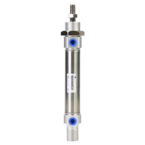 亚德客款MI系列不锈钢迷你气缸 规格齐全 单动型可调型可选