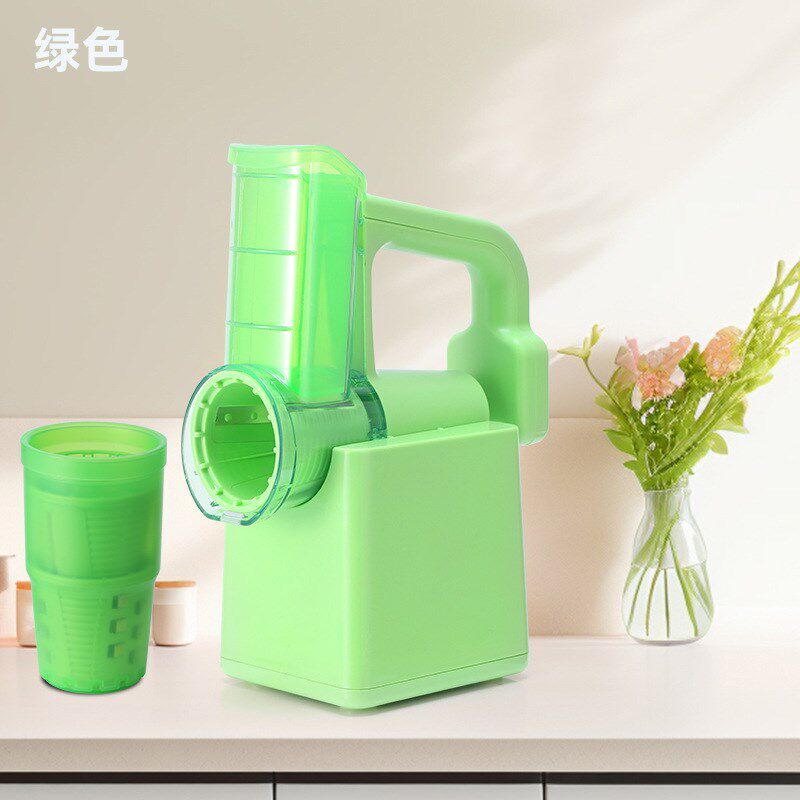 多功能电动切菜器滚筒碎芝士切片切丝切菜机刨冰切菜器厨房小工具