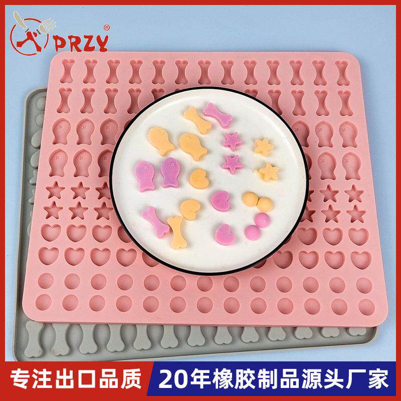 饼干硅胶烘焙模具 厂家现货骨头星星宠物DIY装饰巧克力模具