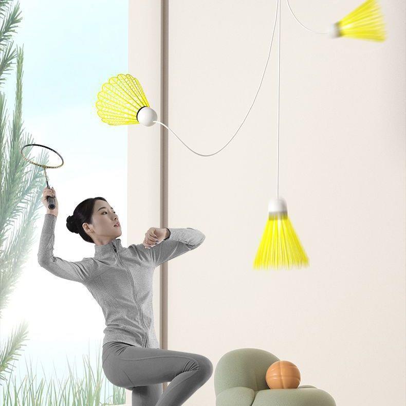 羽毛球训练器单人单打神器练习健身陪练吊回旋乒乓球球发力练习器