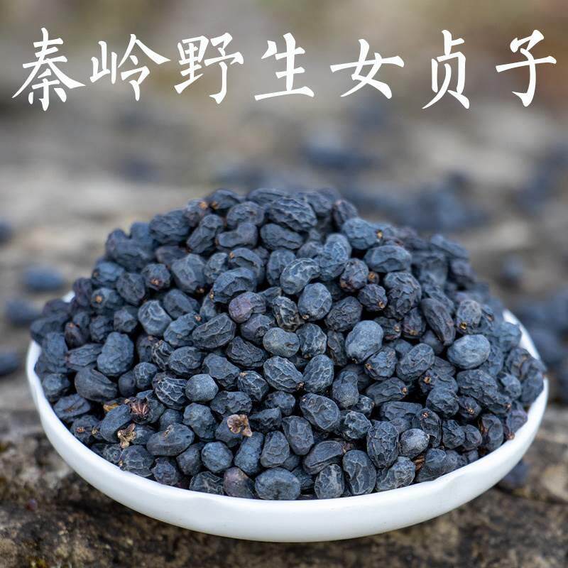 秦岭野生冬至九晒女贞子中药材泡水泡酒泡茶散装无硫墨旱莲菟丝子