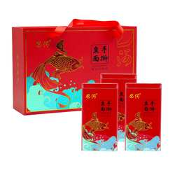 湖北特产巴河鱼面麻城捶鱼黄梅鱼面兴国鱼丝手工面条精美新年礼盒