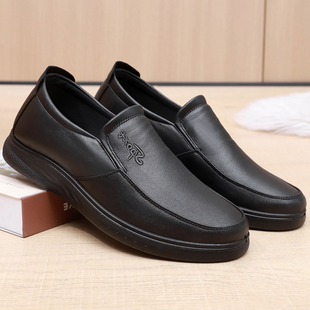 老北京布鞋男款单鞋春秋透气中老年爸爸休闲鞋软底防滑上班工作鞋