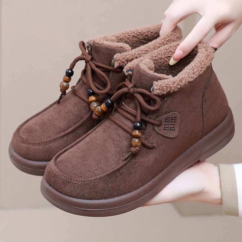 老北京布鞋女棉鞋冬季加绒加厚中老年人妈妈鞋软底防滑保暖棉靴子,女鞋,时尚雪地靴,淘宝优惠券,粉丝福利购,淘宝优惠卷