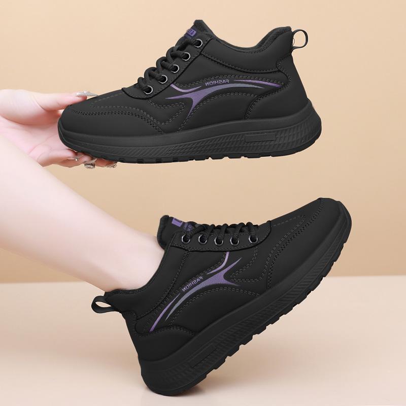 唐宋福防水保暖防滑软底妈妈棉鞋