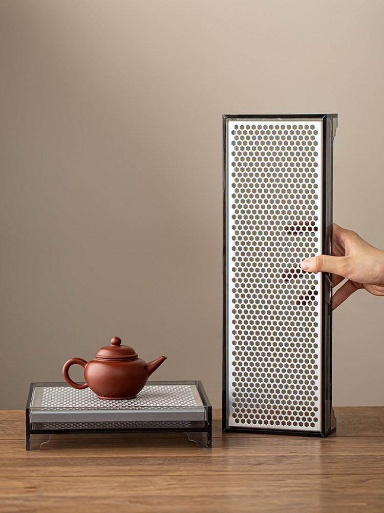 莫干储水压克力茶几家用小沥干茶盘高档功夫茶具干泡盘