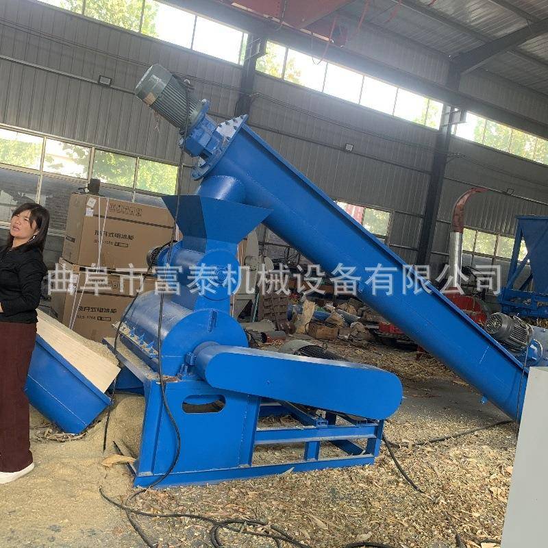 鲜树皮树叶半湿物料粉碎机高湿物料破碎设备药渣蘑菇渣粉碎机