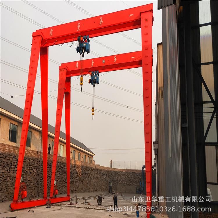 单梁门式起重机货物吊运龙门吊10吨门式起重机2吨花架龙门吊