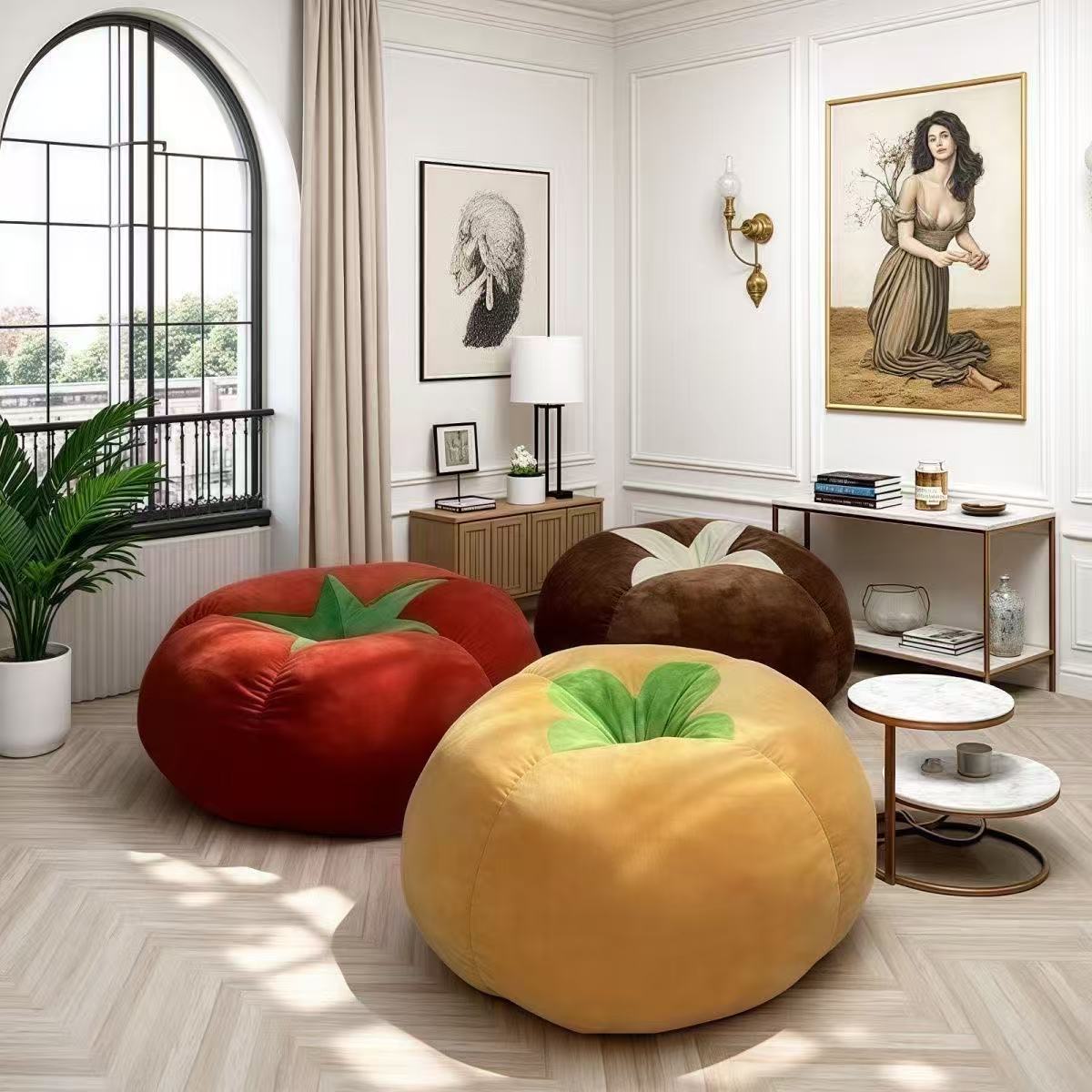 【爆款】香菇番茄地上蒲团坐垫客