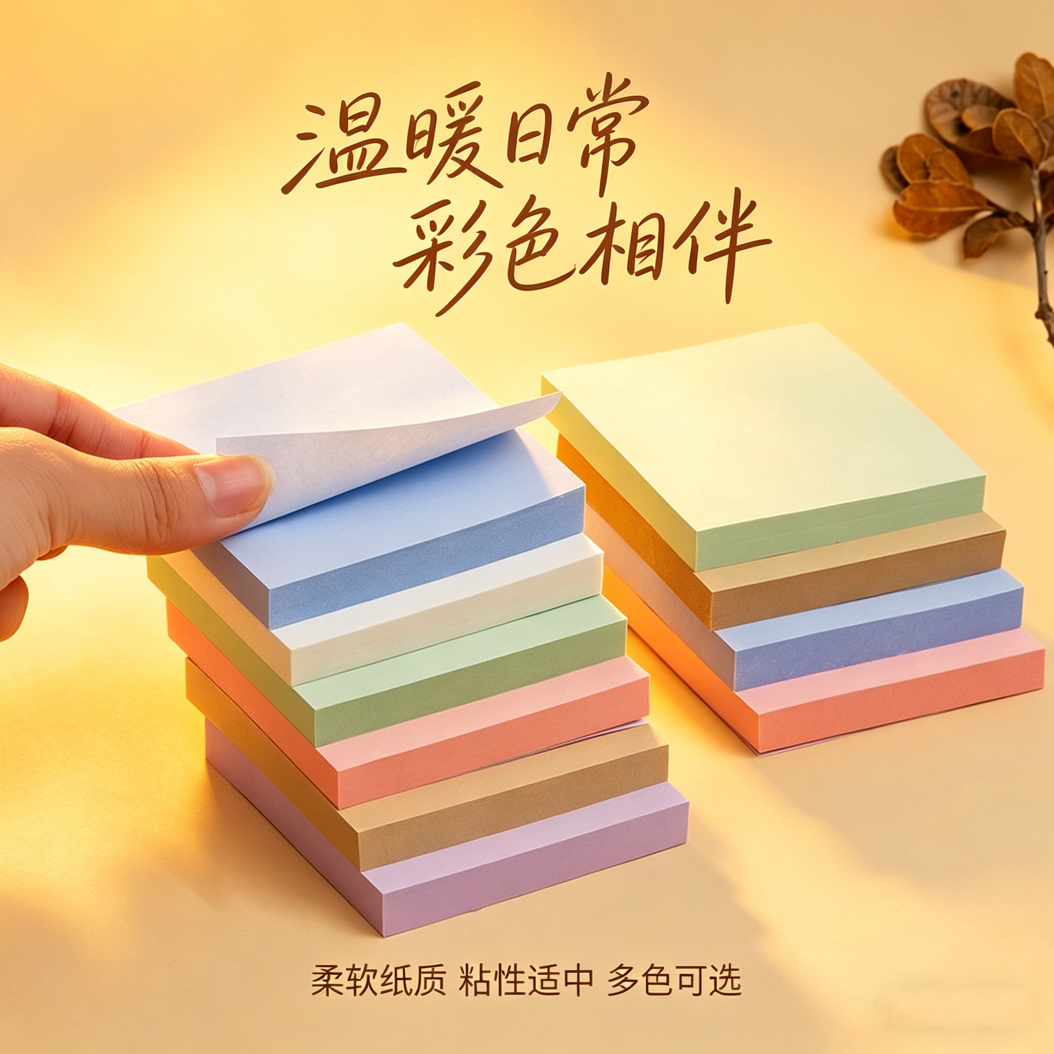 彩色高颜值便签纸ins风便利贴