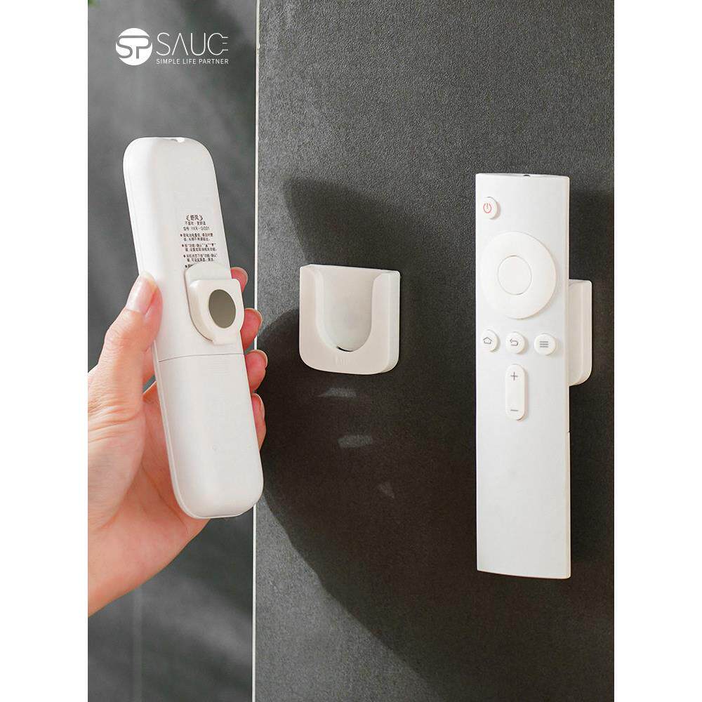 遥控器磁吸挂钩强力粘贴吸盘壁挂式空调电视机遥控器收纳挂架免打