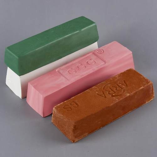 抛光蜡不锈钢金属木材玻璃玉石镜面效果打磨光亮白黄绿紫蜡抛光膏