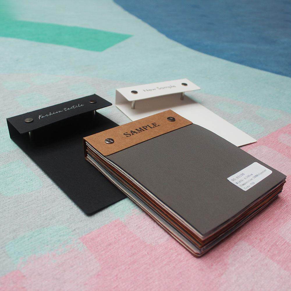 通用版面料小册子 布料样本 皮革窗帘样品样板册 布样色卡本印刷