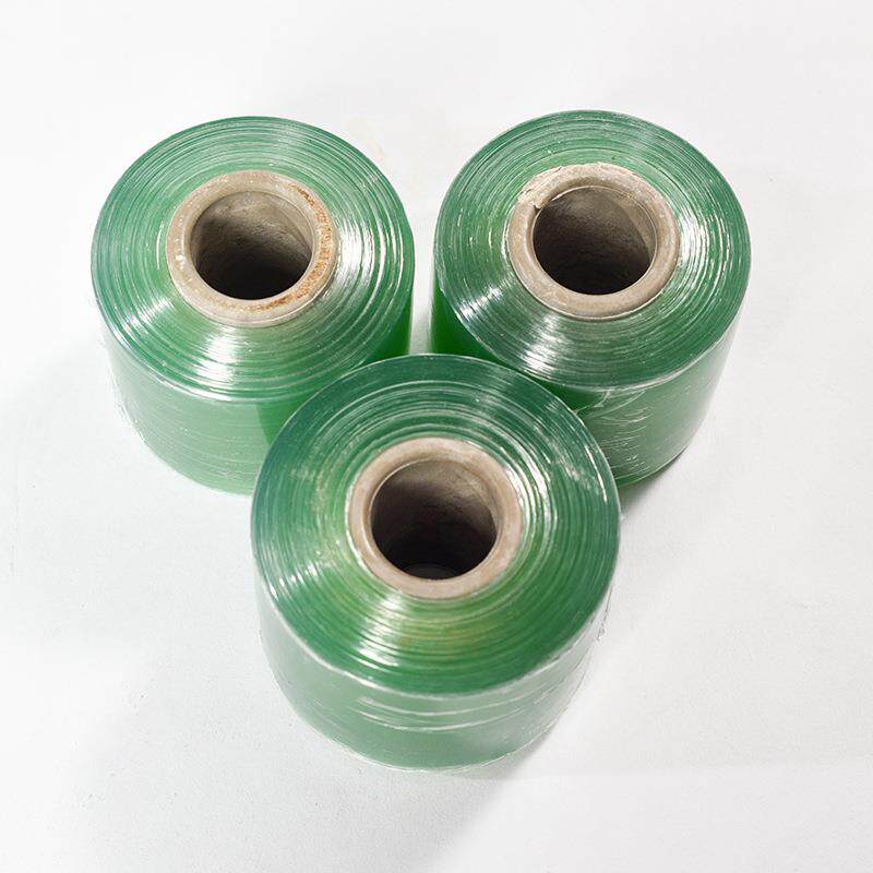 pvc绿色静电工业用嫁接保护薄膜电线捆绑拉伸缠绕自粘保护膜6cm卷