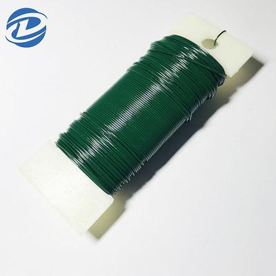 绿色塑料板金属丝22号35米圣诞花杆丝婚庆用丝捆绑丝工艺品铁丝
