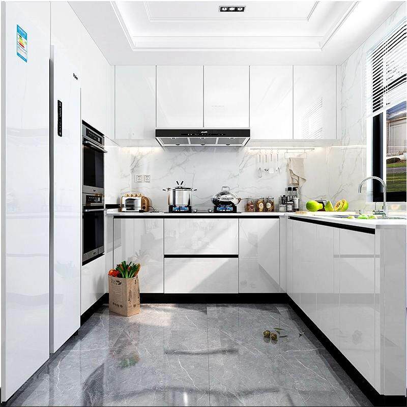 可移除厨房柜门纸加厚壁橱柜粘衣柜门贴纸自家自粘贴纸具翻新防水