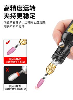 无小线动电磨笔孔手持型工LXZ92404具打磨电机迷你打磨笔打器玉石