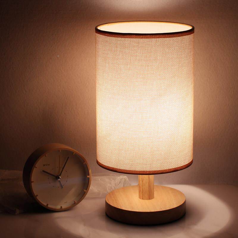 简约现代欧ins少女暖DLH165光乳室床头台哺灯卧木调光装饰文北艺