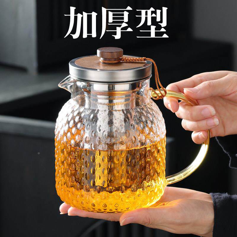 玻璃煮茶壶20VHT24新款明耐高温泡专围炉煮茶器电陶炉用烧水茶透