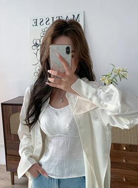 【婷仔推荐】时尚提花带胸垫吊带背心