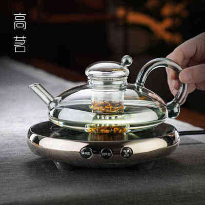 耐高温玻璃泡茶壶套装2024新款高端茶水分离冲茶壶带过滤家用茶具