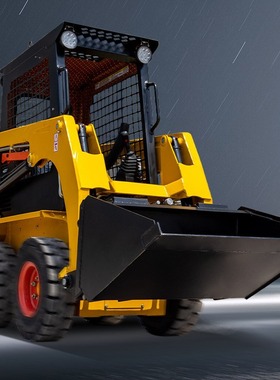 Hightop直供四驱越野轮式装载机 水利发电市区改造工程运输装载机