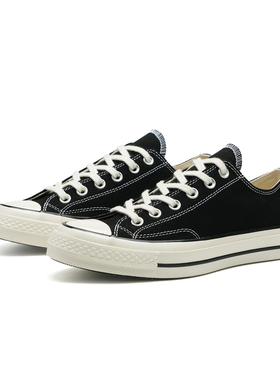 帆构新款帆布鞋男女黑色低帮女鞋经典软底平底鞋学生休闲板鞋