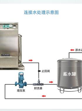 臭氧消毒机自来杀菌水臭发生器臭氧气源氧中型806污氧水处理设备