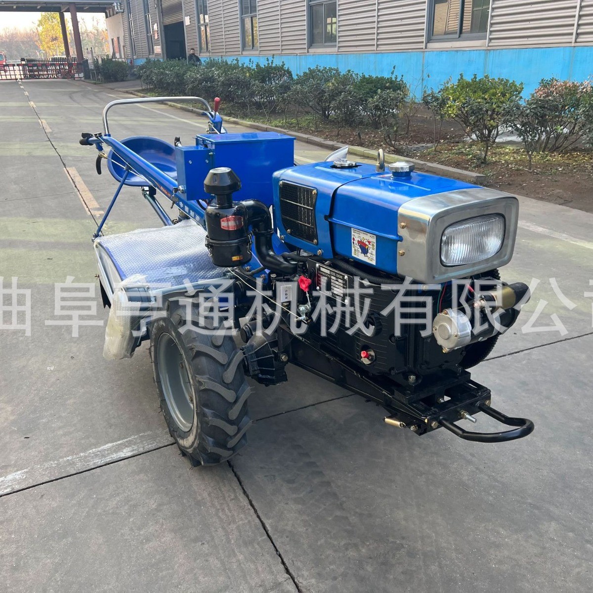 22匹柴油手扶拖拉机电启动冷凝发动机151加重型底盘带尾座旋耕机