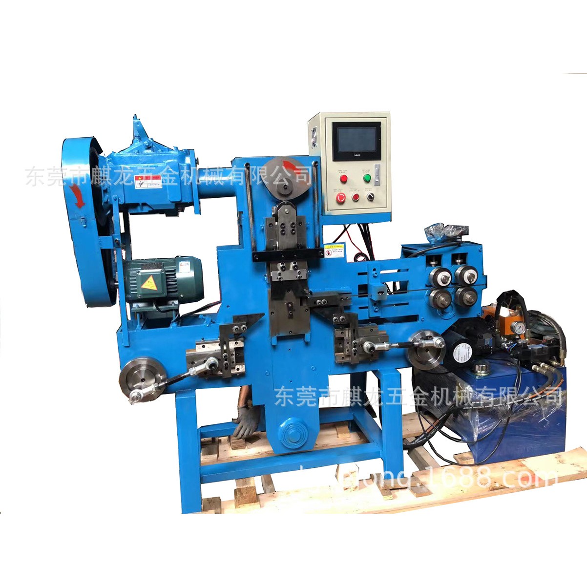 东莞厂家供应耳机老鼠笼配件架子钢带成型机设备机械电脑打扣机