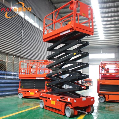 济南移动式升降机 移动剪叉式高空作业平台 全自行走液压升降平台