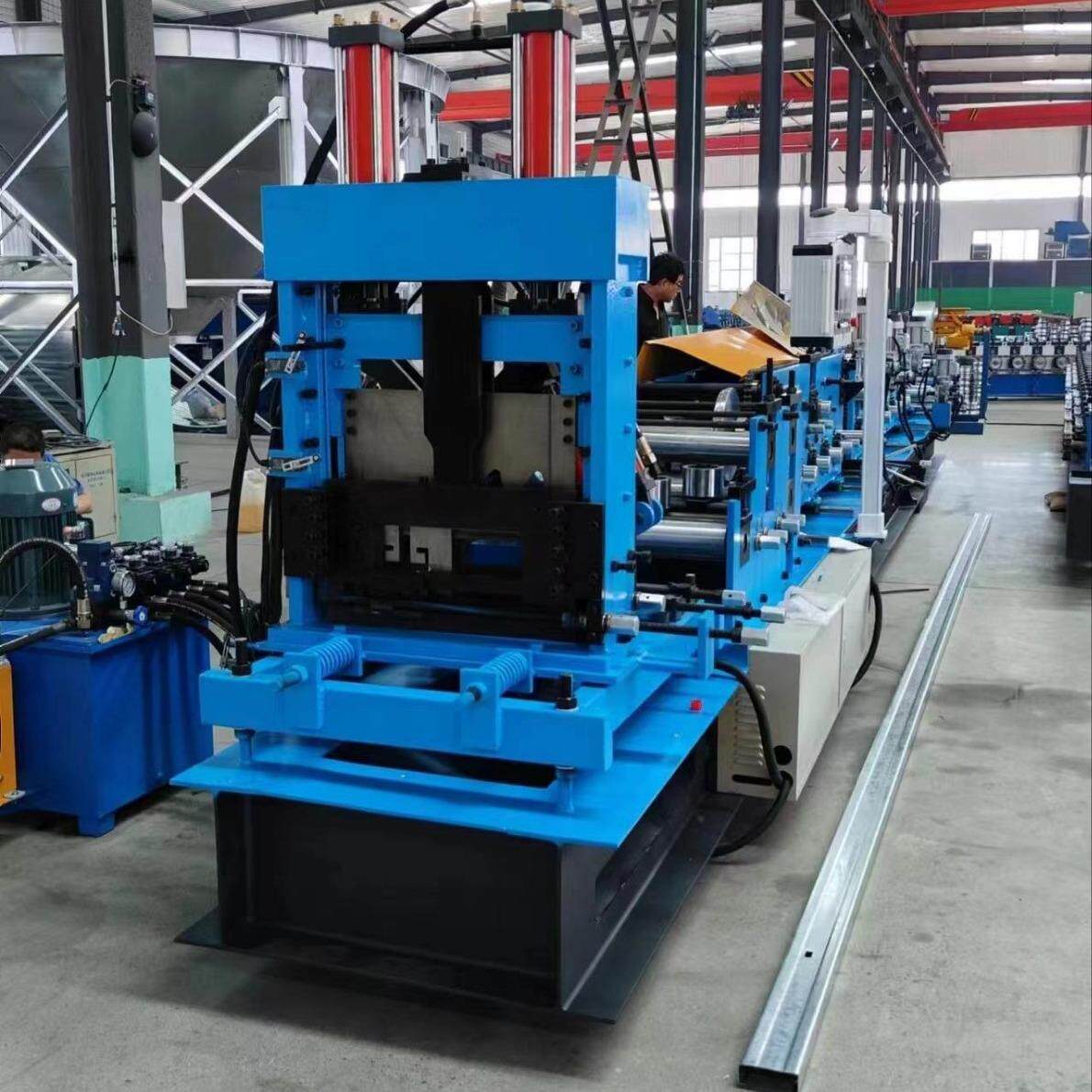 41x41光伏支架机全自动C型钢机檩条机自动换型C型钢机大小C型钢机