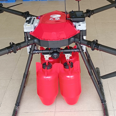 无人机定高干粉灭火装置50kg 消防无人机测距定时水基森林灭火弹