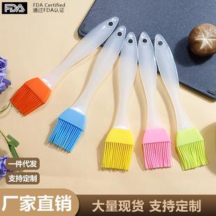 大号硅胶油刷淄博烧烤刷家用硅胶刷塑料手柄烘焙烧烤工具现货