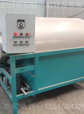 筒式花生菜籽炒料机滚 不锈钢 食品炒货机QOE油电坊加热滚筒炒锅