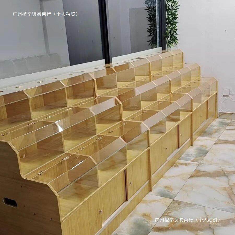 超市货架展示架散装零食货架梯形散货架子超市散称柜饼干货架散称