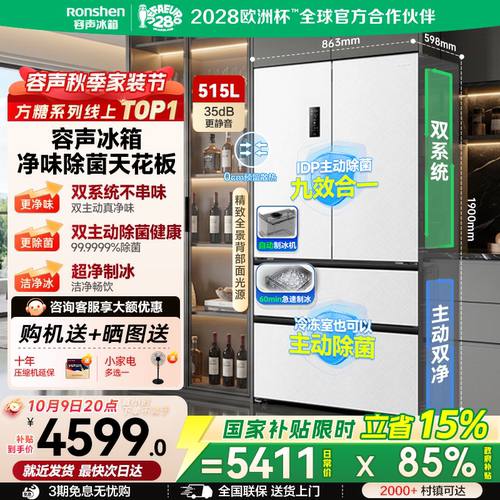60cm零嵌容声法式冰箱双系统515L