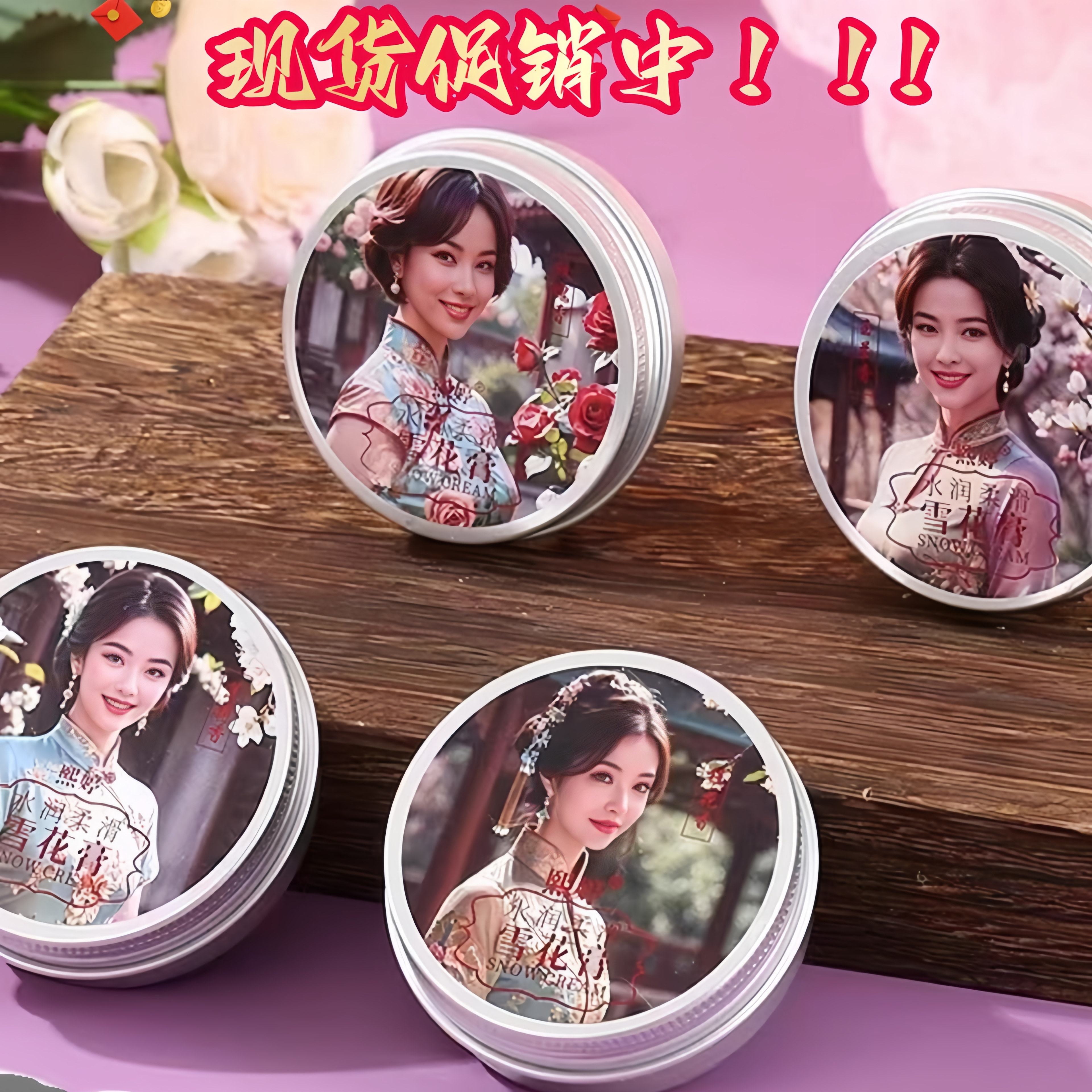 手工雪花膏护手霜礼盒装润肤保湿特产经典伴手礼