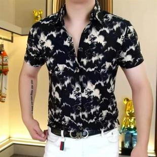 polo衫 师凯服饰轻奢男h士夏季 舒适短U袖 时尚 潮流高品质透气修身